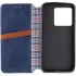Чехол книжка GETMAN Cubic для Xiaomi 14 – Синий. Фото 3 из 8