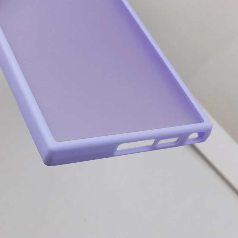 TPU+PC чохол Accent на Samsung Galaxy S23 Ultra – White / Purple. Фото 8 з 8