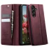 Шкіряний чохол-книжка CaseMe Velvet Matte для Samsung Galaxy S26+ – Red. Фото 2 з 5