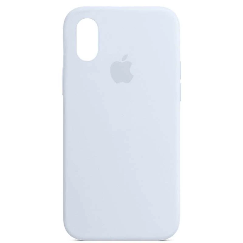 

Чехол Silicone Case с закрытым низом для Apple iPhone XR (6.1") (Голубой / Cloud Blue), Блакитний / cloud blue