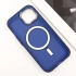 Цветной TPU+PC с MagSafe на Apple iPhone 15 (6.1") – Deep Navy. Фото 7 из 11