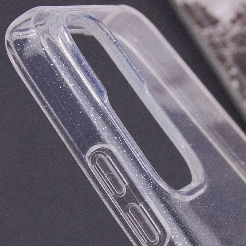 Блискучий силіконовий чохол на Xiaomi Redmi Note 11 (Global) / Note 11S – Clear. Фото 4 з 4