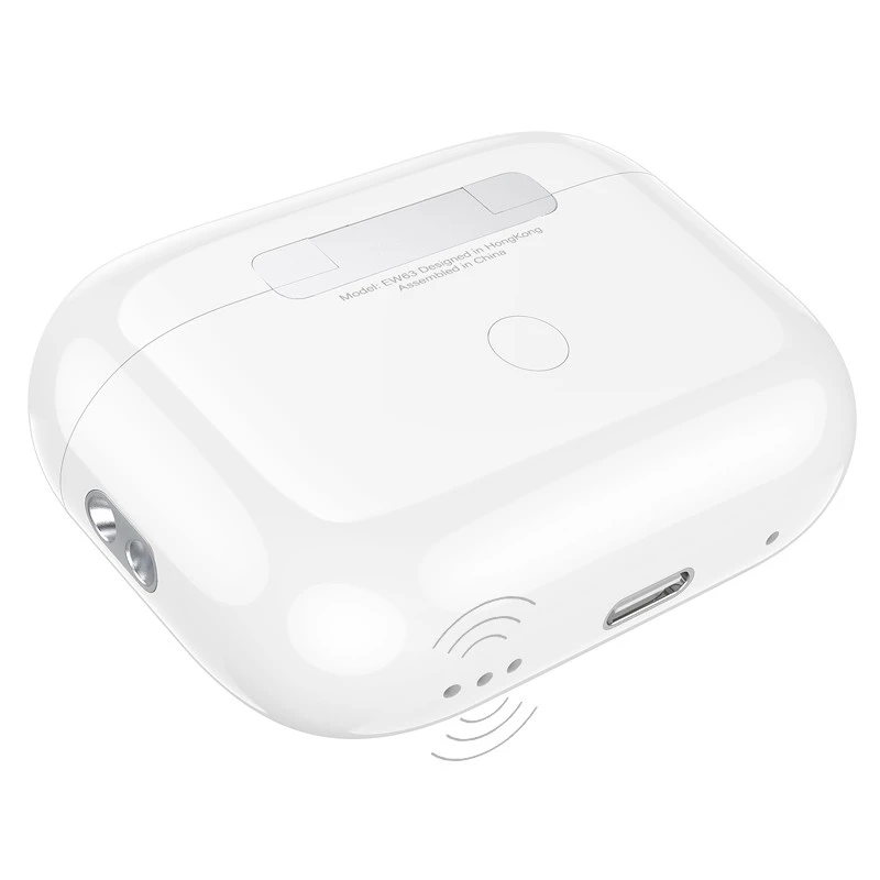 Бездротові TWS навушники Hoco EW63 – White. Фото 7 з 8