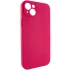 Чохол Silk Full Camera Protective (AA) NO LOGO для Apple iPhone 15 Plus (6.7") – Червоний / Rose Red. Фото 2 з 6