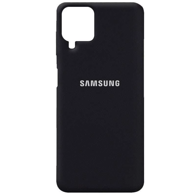 

Чехол Silicone Case с закрытым низом для Samsung Galaxy A22 4G (Черный / Black), Чорний / black