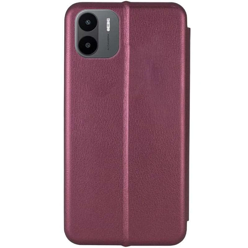 Чехол-книжка классический для Xiaomi Redmi A1 / A2 – Бордовый. Фото 2 из 3