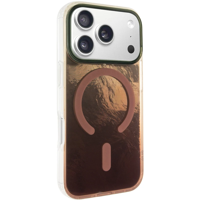 Силіконовий чохол Shiny Mountain (MagFit) для Apple iPhone 17 Pro Max (6.9") – Chocolate. Фото 1 з 8