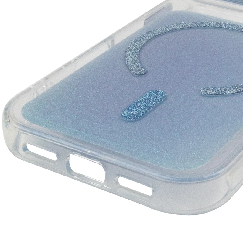 Чохол TPU+PC Jewel Sparkle with MagSafe для Apple iPhone 17 Pro (6.3") – Aqua Blue. Фото 7 з 8
