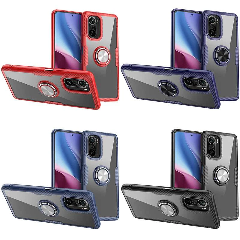 

Чохол Deen CrystalRing з магнітним кільцем на Xiaomi Redmi K40 / K40 Pro / K40 Pro+ / Poco F3