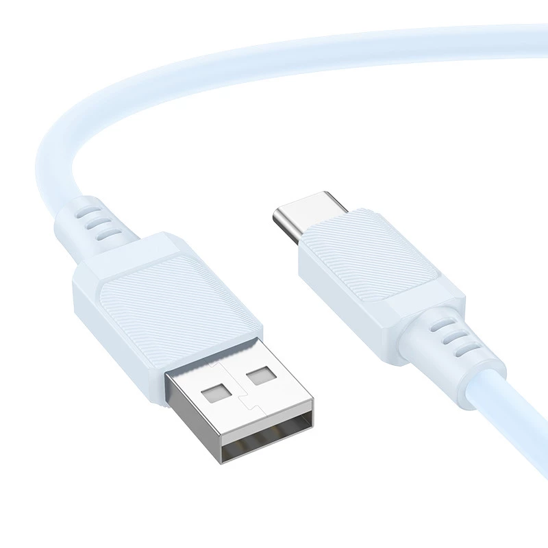 Дата кабель Borofone BX115 Lotto USB to Type-C 3A (1m) – Blue. Фото 2 з 6