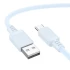 Дата кабель Borofone BX115 Lotto USB to Type-C 3A (1m) – Blue. Фото 2 з 6