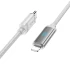 Дата кабель Hoco U127 Power Type-C to Lightning – Silver / Gray. Фото 1 з 3
