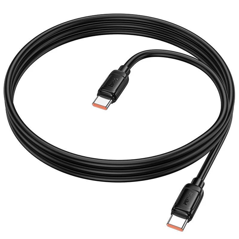 Дата кабель Hoco X115 Surpass Type-C to Type-C 240W (1m) – Black. Фото 5 з 6