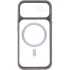 Чохол TPU GETMAN Moon Clear with MagSafe для Apple iPhone 13 (6.1") – Grey. Фото 5 з 7