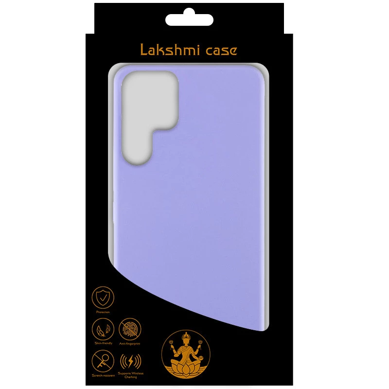 Чехол Silicone Case Lakshmi Premium на Samsung Galaxy S22 Ultra – Сиреневый / Dasheen. Фото 4 из 4