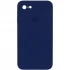 Чехол Silicone Case Square с защитой камеры для Apple iPhone 6/6s (4.7") – Темно-синий / Midnight blue. Фото 1 из 3