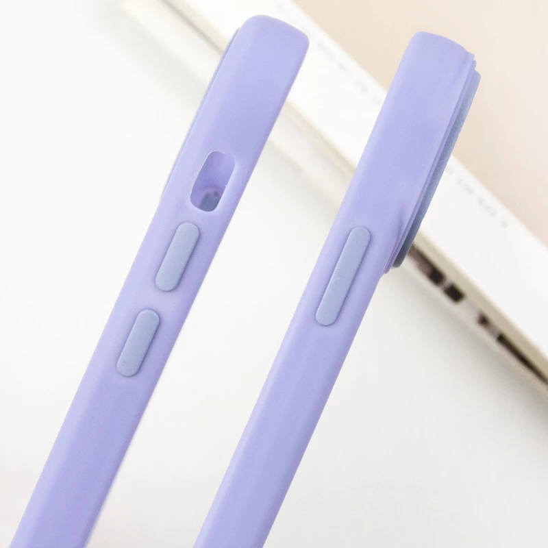 TPU+PC чохол Stand case для Apple iPhone 15 (6.1") – Light blue. Фото 6 з 7