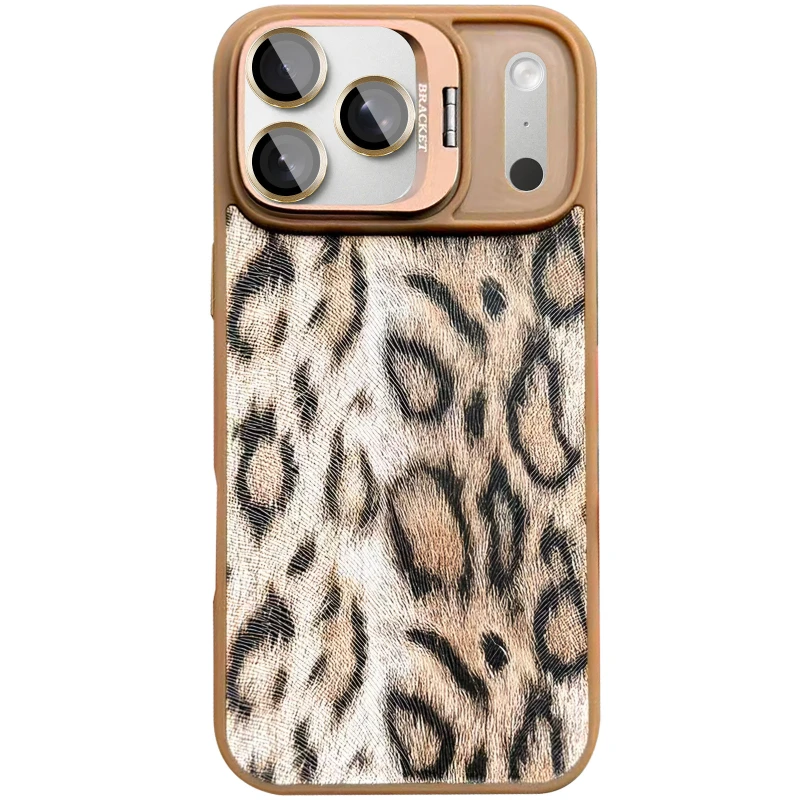 Чохол TPU+PC Wild Leopard with MagSafe and Lens для Apple iPhone 17 Pro (6.3") – Brown. Фото 6 з 6