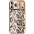 Чохол TPU+PC Wild Leopard with MagSafe and Lens для Apple iPhone 17 Pro Max (6.9") – Brown. Фото 6 з 6