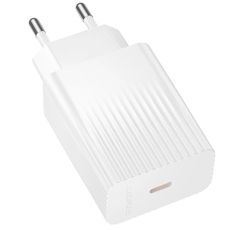 СЗУ Borofone BAS73A Source PD20W (1USB-C) – White. Фото 2 из 5