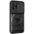 Ударостійкий чохол Camshield StandRing case для Oppo Reno 15 – Black. Фото 1 з 3