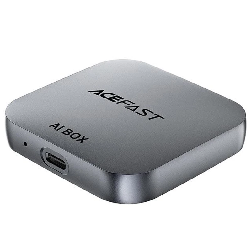 Адаптер Acefast QC2 AI Box car wireless CarPlay/Android Auto – Metal gray. Фото 3 з 5