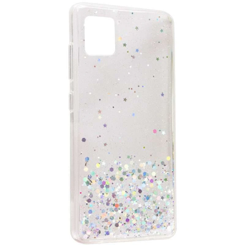 

Силиконовый чехол Star Glitter для Samsung Galaxy A04 (Прозрачный), Прозорий