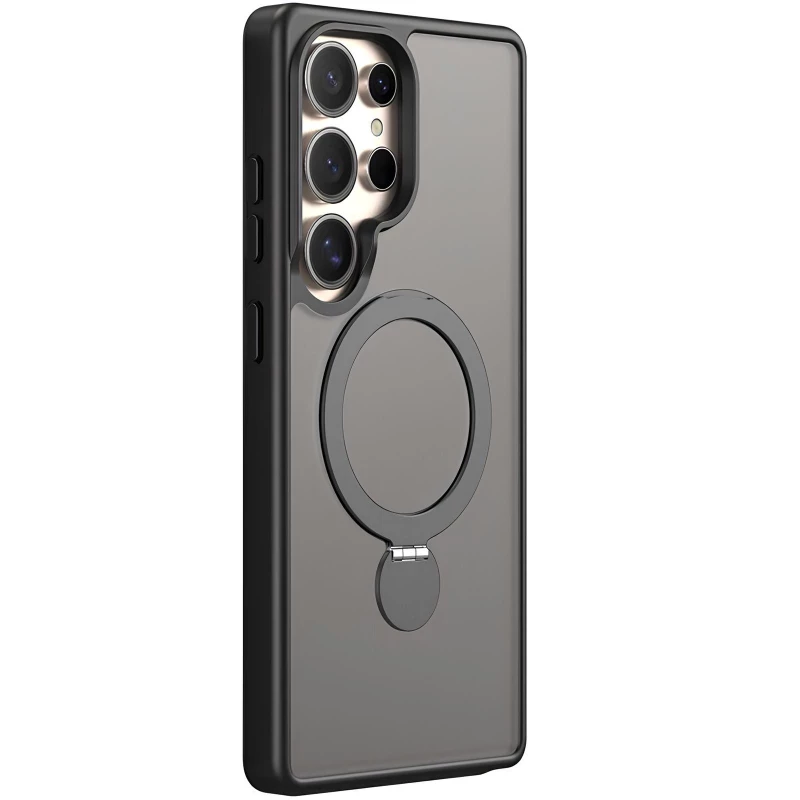 TPU+PC чохол MagSafe Colorful HQ Ring для Samsung Galaxy S24 Ultra – Black. Фото 1 TPU+PC чохол MagSafe Colorful HQ Ring для Samsung Galaxy S24 Ultra – Black. Фото 1 з 2