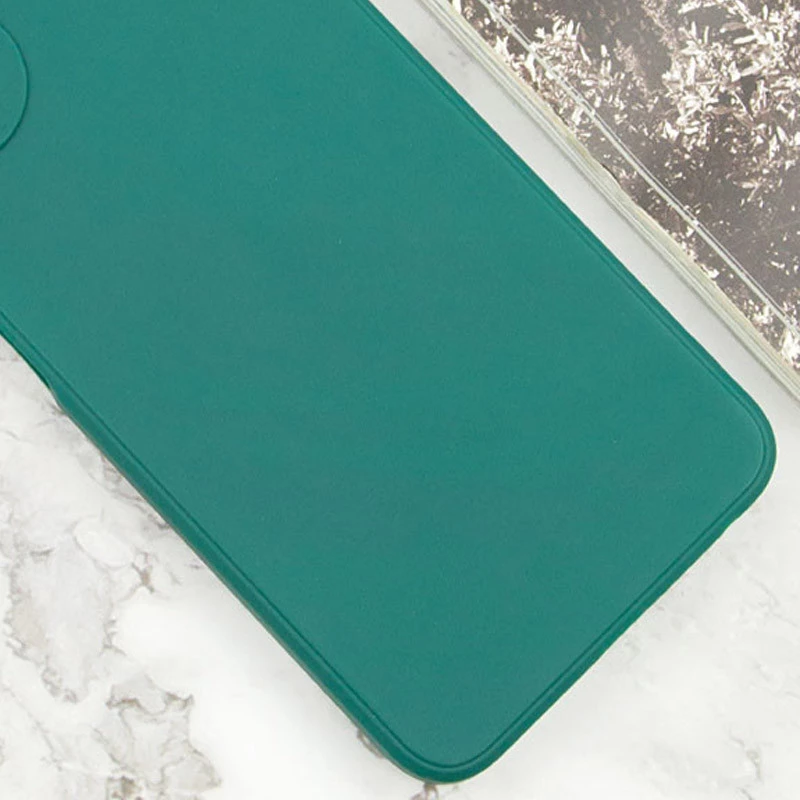 Кольоровий силіконовий чохол із захистом камери на Xiaomi Redmi Note 13 Pro+ – Зелений / Green. Фото 2 з 3