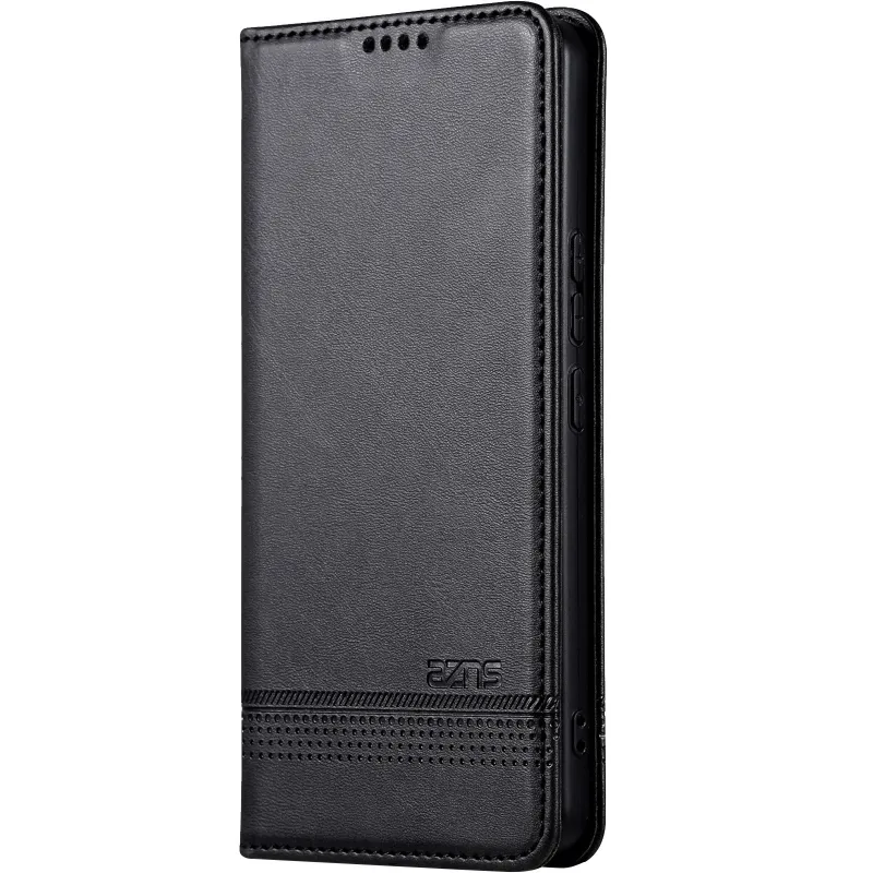 Шкіряний чохол-книжка AZNS Classic series для Samsung Galaxy S26 Ultra – Black. Фото 1 з 4