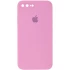 Чохол Silicone Case Square з захистом камери на Apple iPhone 7 plus / 8 plus – Рожевий / Light pink. Фото 1 з 3