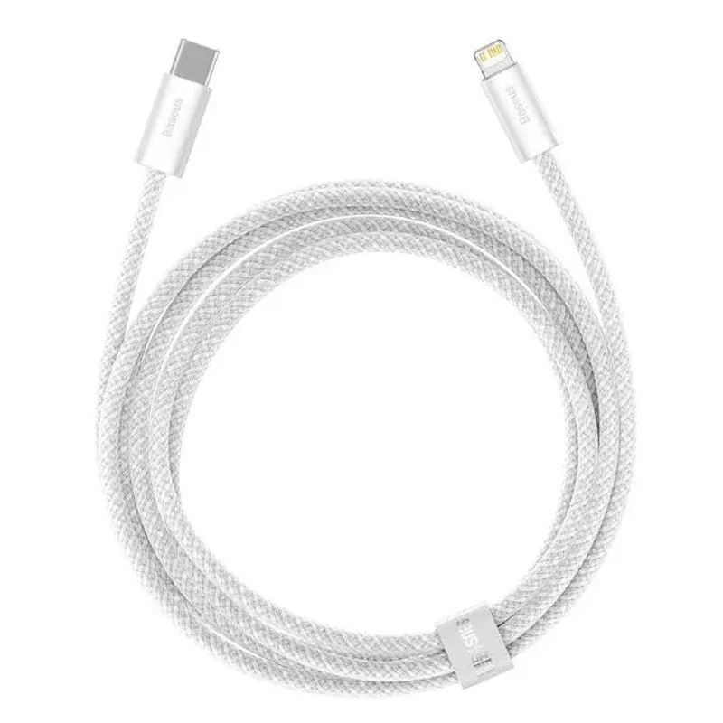 Дата кабель Baseus Dynamic Series Type-C to Lightning 20W (1m) (CALD000002) – White. Фото 2 з 4