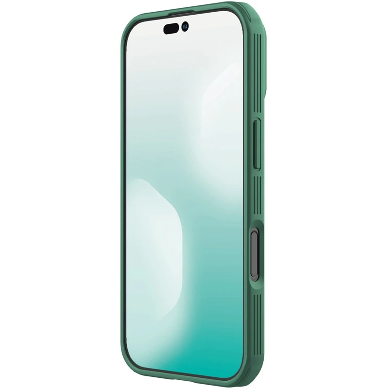 Карбована накладка Nillkin Pro зі шторкою для камери на Apple iPhone 17 (6.3") – Deep Green. Фото 2 з 4