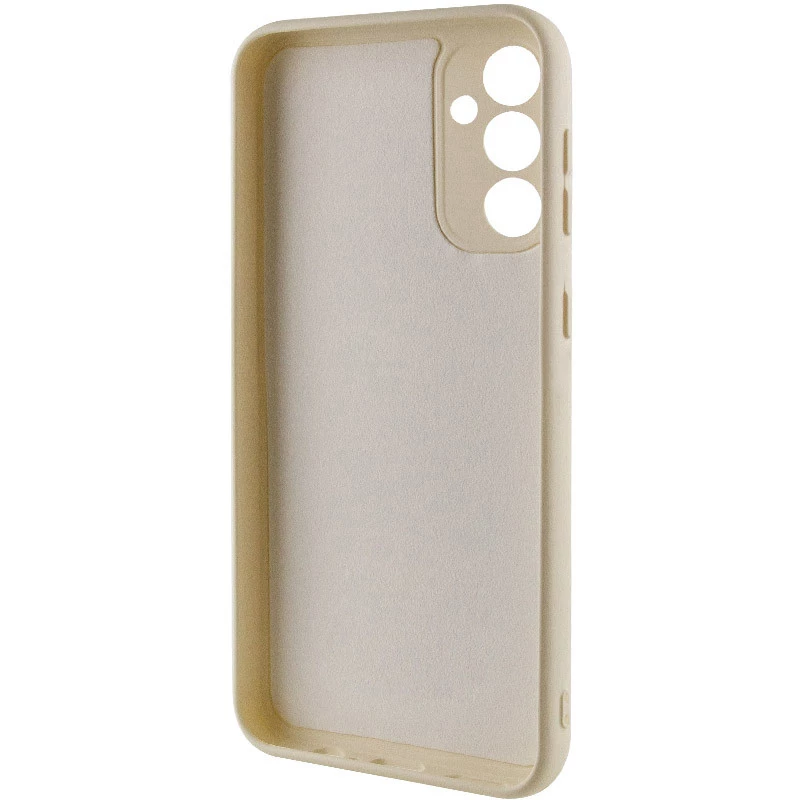 Кольоровий силіконовий чохол GETMAN із закритою камерою для Samsung Galaxy A55 – Пісочний / Sand. Фото 3 з 3