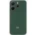 Силиконовый чехол Cover Lakshmi с защитой камеры для Xiaomi Redmi Note 14 4G (Int. version) – Зеленый / Dark green. Фото 1 из 2