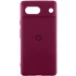 Чохол Silicone Case Lakshmi Premium L з закритою камерою на Google Pixel 7a – Бордовий / Plum. Фото 3 з 6