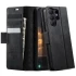 Кожаный чехол-книжка CaseMe Velvet Matte для Samsung Galaxy S26 Ultra – Black. Фото 3 из 5