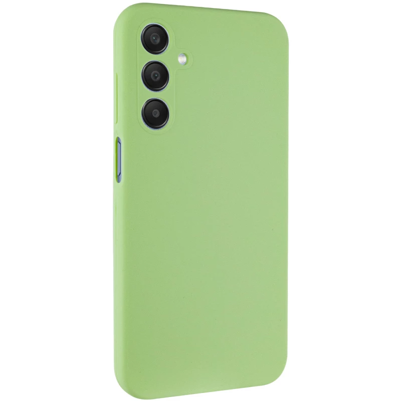 Чохол Silicone Case Lakshmi Plus з закритою камерою на Samsung Galaxy A25 5G – Зелений / Pistachio. Фото 2 з 12