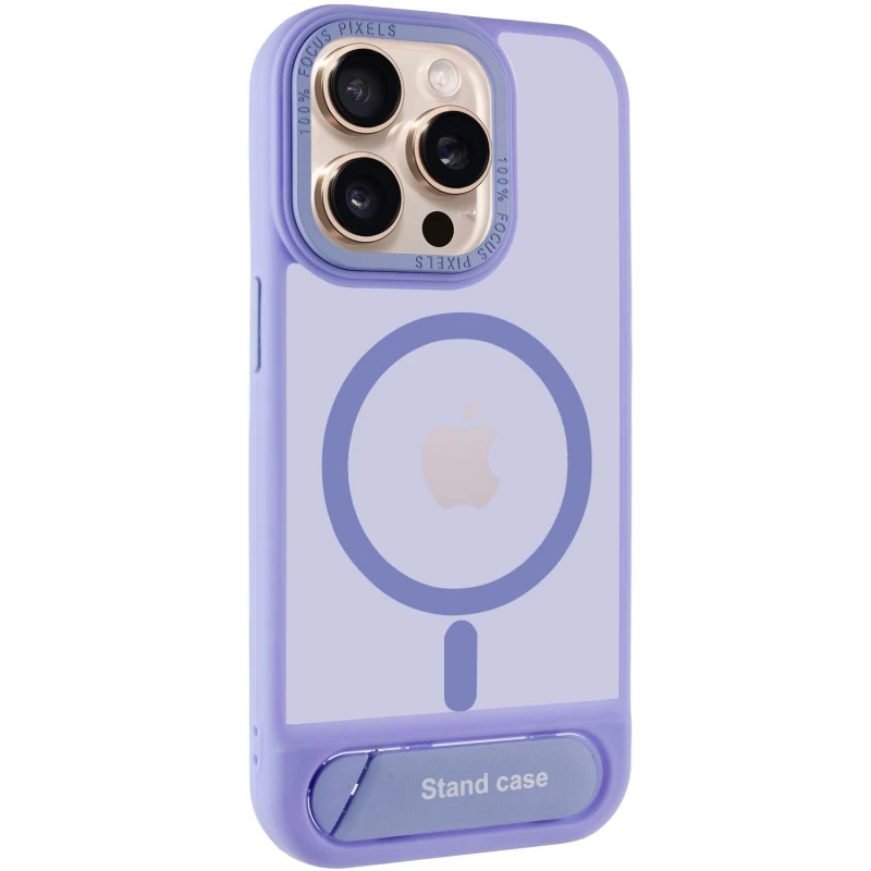 TPU+PC чехол Stand case для Apple iPhone 13 Pro (6.1") – Light blue. Фото 2 из 6