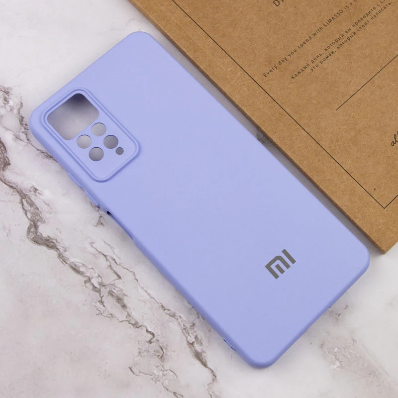 Чохол Silicone Case Lakshmi Premium L з закритою камерою на Xiaomi Redmi Note 11 Pro 4G/5G – Бузковий / Dasheen. Фото 4 з 5
