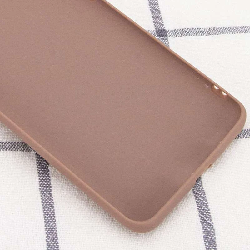 Кольоровий силіконовий чохол на Xiaomi Redmi Note 10 / Note 10s – Коричневий. Фото 6 з 8