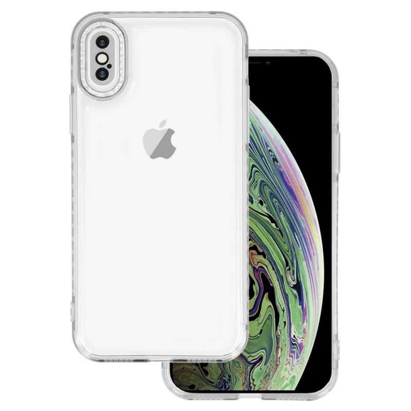 

Силиконовый чехол с узором на Apple iPhone X (5.8") (Прозрачный), Прозорий