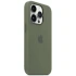 Чохол Silicone case (AAA) with Magsafe для Apple iPhone 14 Pro (6.1") – Зелений / Olive. Фото 2 з 3