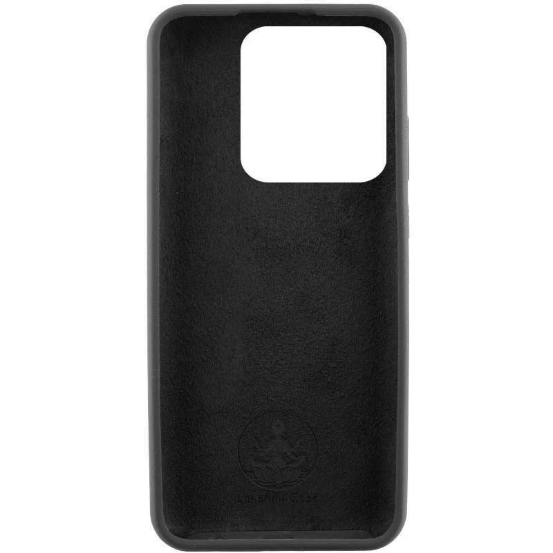 Чохол Silicone Case Lakshmi Premium Logo на Xiaomi Poco X6 – Чорний / Black. Фото 2 з 3
