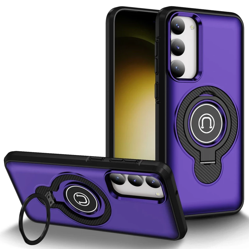 TPU+Textured PC Magnet для Samsung Galaxy S23+ – Purple. Фото 1 из 4