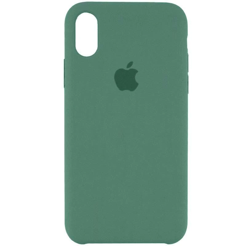 

Чехол Silicone Case для Apple iPhone XR (6.1") (Зеленый / Pine green), Зелений / pine green