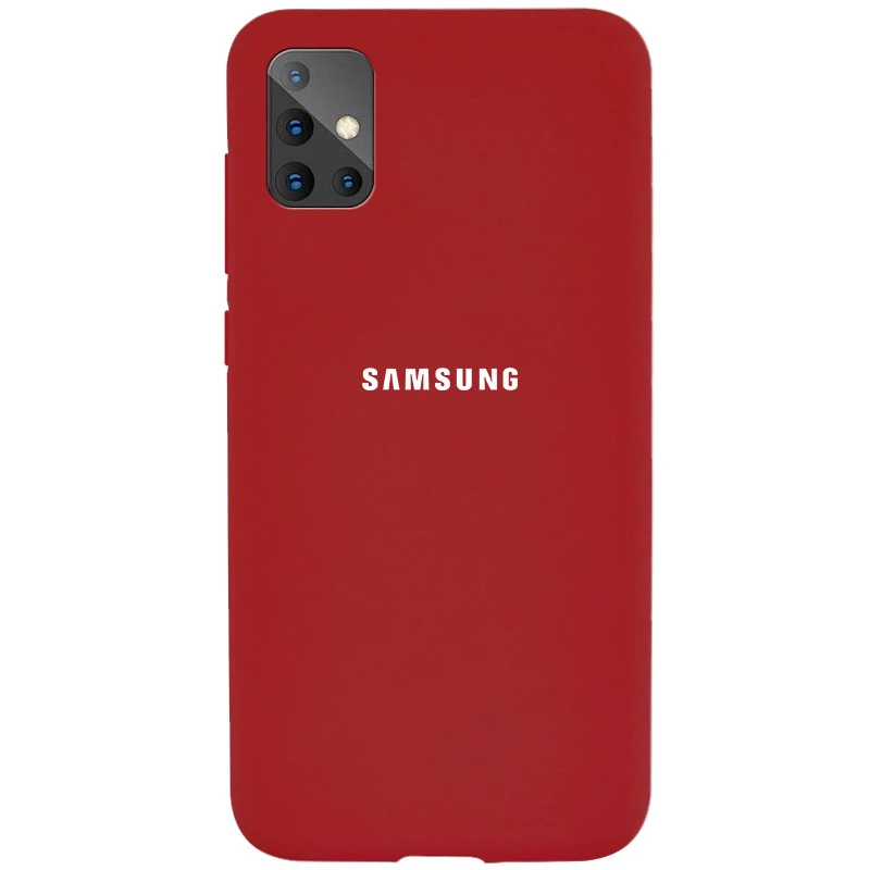 

Чохол Case з закритим низом на Samsung Galaxy A51 (Червоний / Dark Red)