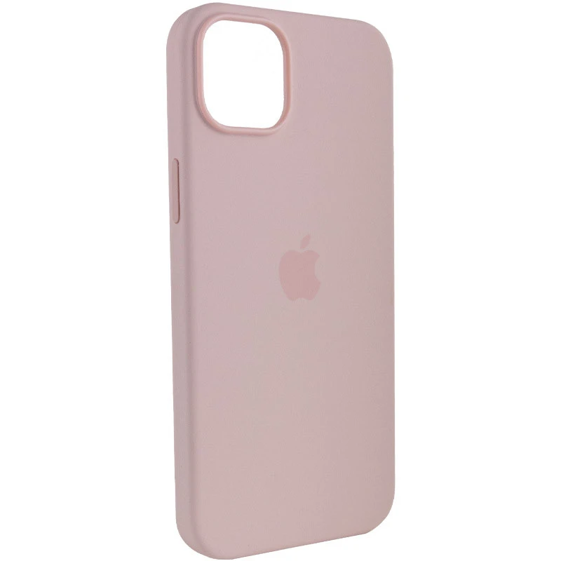 Чехол Silicone case (AAA) with Magsafe для Apple iPhone 14 Plus (6.7") – Розовый / Chalk Pink. Фото 6 из 8