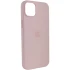 Чохол Silicone case (AAA) with Magsafe для Apple iPhone 14 Pro Max (6.7") – Рожевий / Chalk Pink. Фото 6 з 8