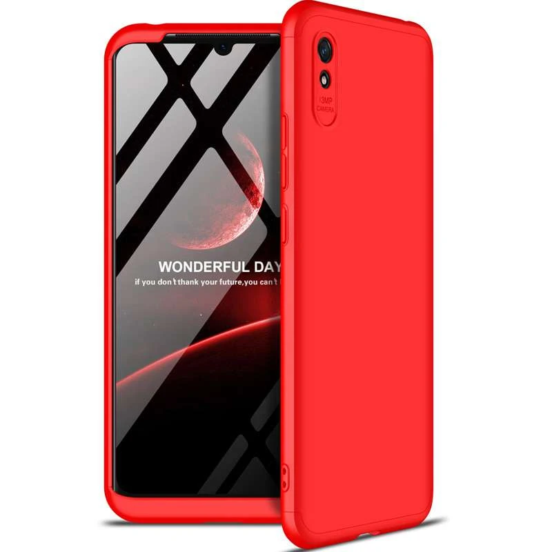 

Чохол із захистом 360 градусів GKK на Xiaomi Redmi 9A (Червоний)